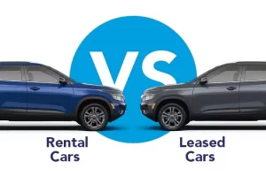 The difference between rented and leased cars